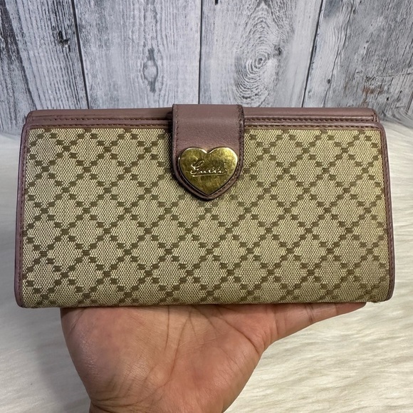 GUCCI heart plate long wallet - Picture 3 of 14